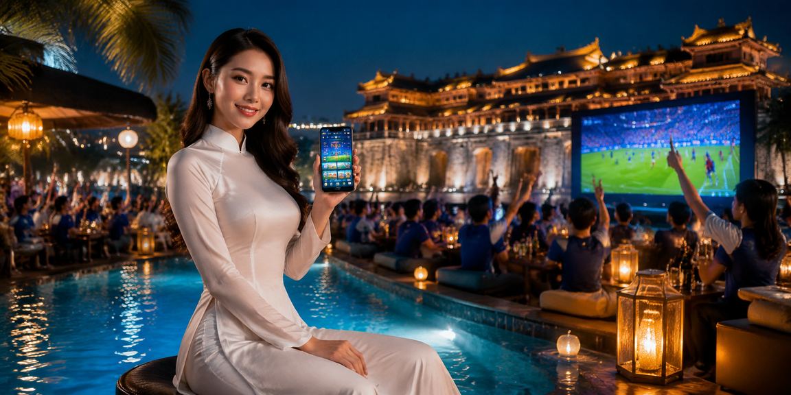 Người hâm mộ bóng đá theo dõi trận đấu và đặt cược thể thao tại Huế